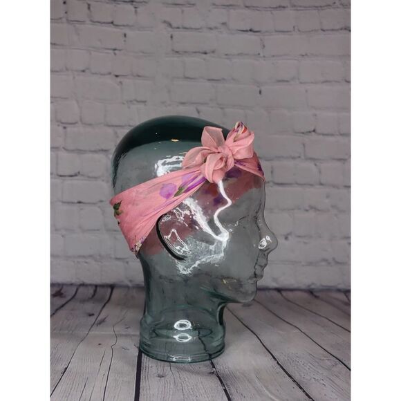 Vintage Floral Head Scarf!! - Picture 7 of 9